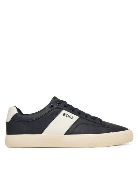 BOSS Sneakersy Aiden 50522833 Granatowy. Niebieskie buty sportowe casual Boss, bez wzorów, ze skóry, bez zapięcia. Za 699.99 zł.