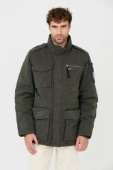 AERONAUTICA MILITARE Zielona kurtka. Zielone kurtki Aeronautica Militare, m, bez wzorów, bez kaptura. W wyprzedaży za 1,089.99 zł.