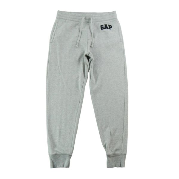 Second life - Spodnie dresowe męskie Logo Joggers szare - Jak nowy. Szare joggery i bojówki GAP, l, bez wzorów, z dresówki, sportowe, z obniżonym stanem. Za 85.16 zł.