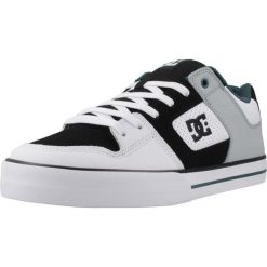 Buty DC PURE M SHOE Zielony. Zielone buty sportowe casual DC Shoes, bez wzorów, ze skóry, bez zapięcia. Za 333.99 zł.