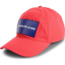 Czapka z daszkiem CALVIN KLEIN JEANS - Cap M K40K400863 634. Czerwone czapki z daszkiem Calvin Klein Jeans, bez wzorów, z bawełny. Za 159.00 zł.