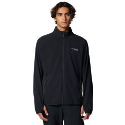 Polar turystyczny męski Spectre Ridge Tech Fleece FZ II. Czarne bluzy z polaru Columbia, l, bez wzorów, z elastanu, bez kaptura. Za 369.99 zł.