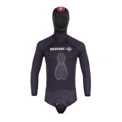 Kurtka do nurkowania Beuchat V Espadon. Czarne kurtki BEUCHAT, l, bez wzorów, z neoprenu, z kapturem. Za 679.50 zł.