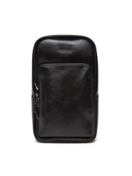 Guess Saszetka nerka HMBOCA P5326 Czarny. Czarne saszetki i nerki Guess, z aplikacjami, ze skóry. Za 369.99 zł.