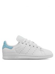 Adidas Sneakersy Stan Smith Shoes HQ6813 Biały. Białe buty sportowe casual Adidas, bez wzorów, ze skóry, bez zapięcia. Za 319.99 zł.