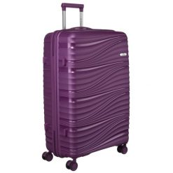 Walizka fioletowa duża Peterson PTN WA06-W-L. Fioletowe walizki Peterson, bez wzorów, duże. Za 237.99 zł.