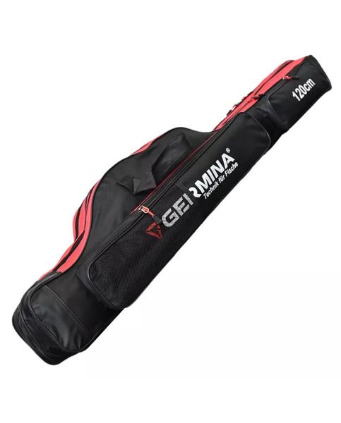 Pokrowiec na wędki Germina trzykomorowy 120 cm torba. Czarne torby na ramię GERMINA, bez wzorów, z materiału, na ramię, bez dodatków. Za 93.03 zł.