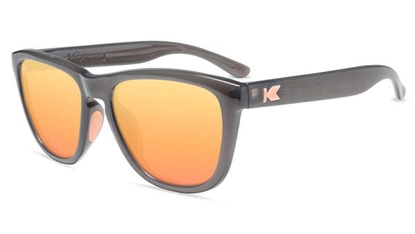Okulary przeciwsłoneczne dla dorosłych - kategoria 3 z polaryzacją - Jelly Grey. Szare okulary przeciwsłoneczne KNOCKAROUND. Za 187.00 zł.