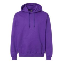 Bluza Z Kapturem Dla Dorosłych Unisex Softstyle Midweight. Fioletowe bluzy GILDAN, m, bez wzorów, z kapturem. Za 112.99 zł.