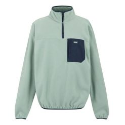 Polarowy Top Męski Suwak Do Połowy Frankie. Białe bluzy Regatta, na zimę, m, bez wzorów, z polaru, bez kaptura. Za 67.99 zł.