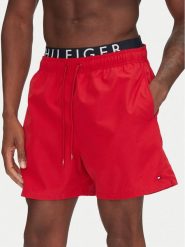 Tommy Hilfiger Szorty kąpielowe UM0UM03489 Czerwony Regular Fit. Czerwone kąpielówki Tommy Hilfiger, m, bez wzorów, z syntetyku. Za 259.99 zł.