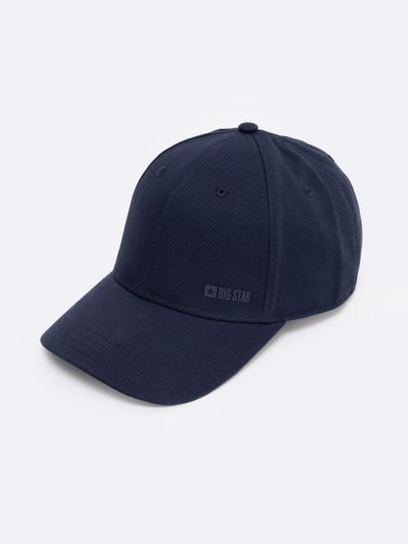 Czapka z daszkiem granatowa basil 403. Niebieskie czapki z daszkiem BIG STAR, bez wzorów, z bawełny. Za 79.99 zł.