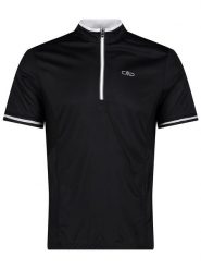 CMP Koszulka kolarska w kolorze czarno-białym rozmiar: 52. Białe t-shirty sportowe CMP, bez wzorów, z materiału, bez ramiączek, rowerowe. Za 71.17 zł.
