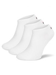 Fila Skarpety Niskie Męskie F9100-AW24 (3-pack) Biały. Białe skarpety Fila, bez wzorów, z bawełny. Za 29.99 zł.