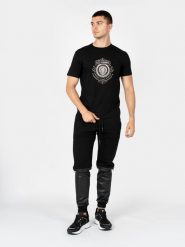 Les Hommes T-Shirt "Luxury Logo" | LBT1027700E | Mężczyzna | Czarny. Czarne t-shirty Les Hommes, m, bez wzorów, z bawełny, bez kołnierzyka, bez ramiączek. W wyprzedaży za 459.00 zł.
