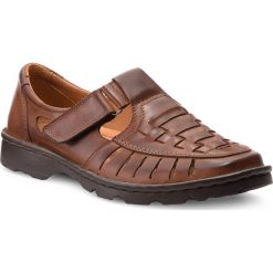 Półbuty ŁUKBUT - 936 003 Brąz. Eleganckie półbuty marki Łukbut. W wyprzedaży za 159.00 zł.