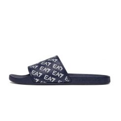Klapki EA7 Emporio ArmaniWater Sports All Over. Niebieskie klapki EA7, z materiału. Za 169.99 zł.