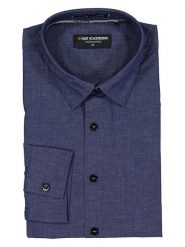 No Excess Koszula - Regular fit - w kolorze granatowym rozmiar: M. Niebieskie koszule No Excess, m, bez wzorów, bez kołnierzyka, bez ramiączek. Za 167.95 zł.