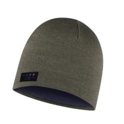 Czapka jesienno zimowa z opaską z polaru. Zielone czapki zimowe Buff, bez wzorów, z polaru. Za 87.99 zł.