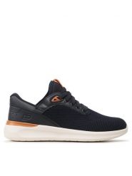 Skechers Sneakersy Lasiter 210406/NVY Granatowy. Niebieskie buty sportowe casual Skechers, bez wzorów, z materiału, bez zapięcia. Za 269.99 zł.