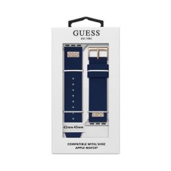 Wymienny pasek do zegarka Apple Watch Guess. Niebieskie paski Guess, z aplikacjami. Za 299.99 zł.
