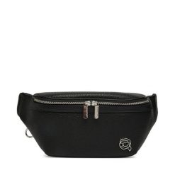 Nerka KARL LAGERFELD. Czarne saszetki i nerki KARL LAGERFELD, bez wzorów. Za 849.99 zł.