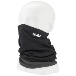 Bandana komin unisex Uvex Loop Thermo chusta wielofunkcyjna z wełny merino. Czarne szaliki Uvex, bez wzorów, z wełny. Za 149.90 zł.