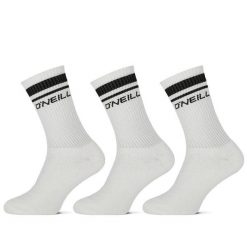 Skarpety długie dla mężczyzn O'neill Stripe 3-pak. Białe skarpetki sportowe O'Neill, bez wzorów. W wyprzedaży za 29.99 zł.