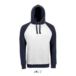 Bluza z kapturem Sol's Seattle. Białe bluzy z kapturem SOL'S, m, bez wzorów, z bawełny, z kapturem. Za 215.50 zł.