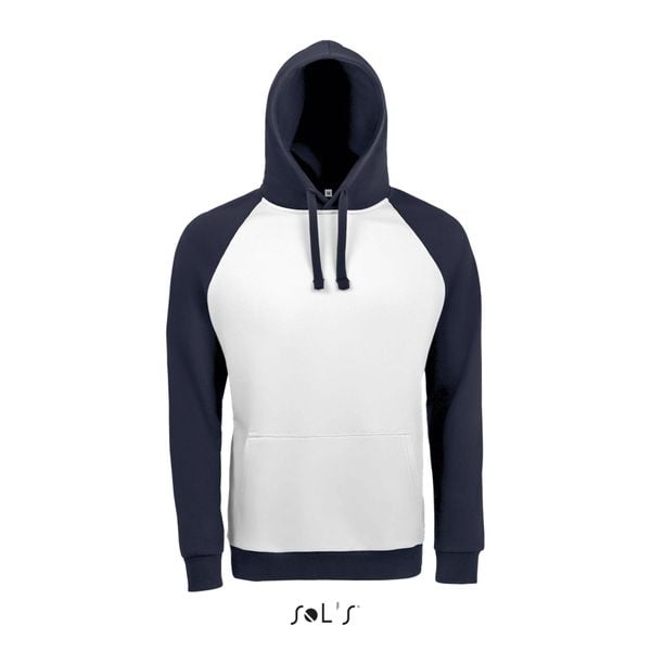 Bluza z kapturem Sol's Seattle. Białe bluzy z kapturem SOL'S, m, bez wzorów, z bawełny, z kapturem. Za 215.50 zł.