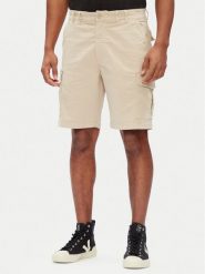 Pepe Jeans Szorty materiałowe Seasonal PM801179 Beżowy Regular Fit. Brązowe szorty Pepe Jeans, m, bez wzorów, z bawełny. Za 259.99 zł.