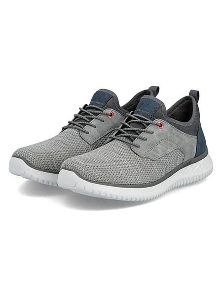 Rieker Sneakersy w kolorze szarym rozmiar: 42. Szare buty sportowe casual Rieker, bez wzorów, bez zapięcia. Za 153.34 zł.