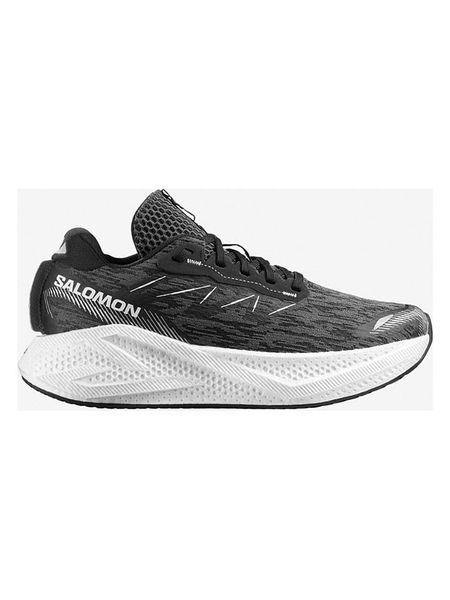 SALOMON Buty "AERO GLIDE 4" w kolorze czarno-szarym do biegania rozmiar: 43 1/3. Czarne buty do biegania Salomon, bez wzorów, bez zapięcia, do biegania. Za 629.43 zł.