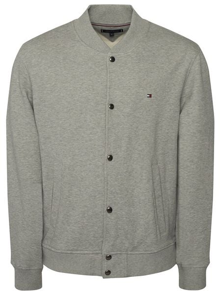 Tommy Hilfiger Kurtka bomber Essential MW0MW42470 Szary Regular Fit. Szare kurtki Tommy Hilfiger, m, bez wzorów, z bawełny, bez kaptura. Za 569.99 zł.