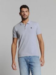 No Excess Koszulka polo w kolorze błękitnym rozmiar: L. Niebieskie koszulki polo No Excess, l, bez wzorów, bez kołnierzyka, bez ramiączek. Za 82.64 zł.