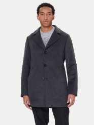 Guess Płaszcz wełniany M4BL3S WGJ82 Szary Slim Fit. Szare płaszcze Guess, na zimę, m, z aplikacjami, z syntetyku, bez kaptura. Za 955.00 zł.