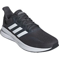 Adidas Falcon /Grey Six/Ftwr White/Core 44,0. Białe buty do biegania Adidas, bez wzorów, z materiału, bez zapięcia, do biegania. W wyprzedaży za 168.00 zł.
