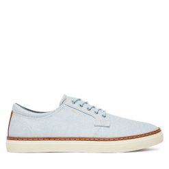 Półbuty Gant. Niebieskie eleganckie półbuty GANT, bez wzorów, bez obcasa, bez zapięcia. Za 379.99 zł.
