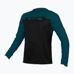 Longsleeve rowerowy męski Endura MT500 Burner. Niebieskie bluzy ENDURA, l, bez wzorów, bez kaptura. Za 229.99 zł.