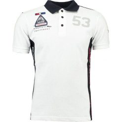 Koszulka polo w kolorze białym. Koszulki polo marki Geographical Norway Men. W wyprzedaży za 90.95 zł.