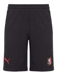 Puma Szorty dresowe "Stade Rennes Blank" w kolorze czarnym rozmiar: L. Czarne szorty Puma, l, bez wzorów, z dresówki. Za 113.90 zł.