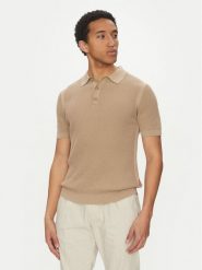 JOOP! Jeans Polo 15 JJK-08Vicono 30045448 Beżowy Modern Fit. Brązowe koszulki polo JOOP! Jeans, m, bez wzorów, z bawełny, bez kołnierzyka, bez ramiączek. Za 419.99 zł.