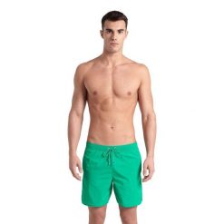 Szorty plażowe męskie Arena Premium Solid Boxer. Zielone odzież kąpielowa Arena, m, bez wzorów, sportowe. Za 119.99 zł.