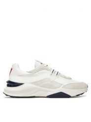 Guess Sneakersy FMTVAL FAL12 Biały. Białe buty sportowe casual Guess, z aplikacjami, ze skóry, bez zapięcia. Za 449.99 zł.