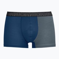 Bokserki termoaktywne męskie ORTOVOX 150 Essential Briefs. Niebieskie bokserki ORTOVOX, l, bez wzorów, z elastanu. Za 179.99 zł.