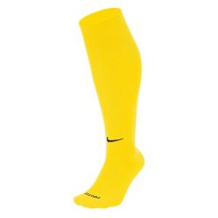 Skarpety Piłkarskie Unisex Dla Dorosłych Classic II Cush OTC. Białe skarpety Nike, bez wzorów, z elastanu. Za 75.99 zł.