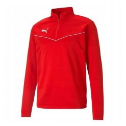 Męska Bluza Team Rise. Czerwone bluzy Puma, m, bez wzorów, bez kaptura. Za 188.99 zł.