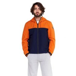 Minimalistyczna męska kurtka z nylonu ripstop. Brązowe kurtki LEONE 1947 APPAREL, l, bez wzorów, z nylonu, bez kaptura. W wyprzedaży za 223.60 zł.