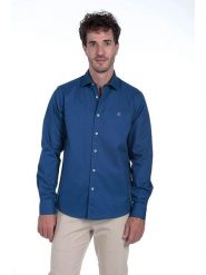 The Time of Bocha Koszula w kolorze granatowym rozmiar: M. Niebieskie koszule The Time of Bocha, m, bez wzorów, z bawełny, bez kołnierzyka, bez ramiączek. Za 126.15 zł.