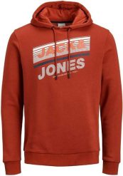 Bluza męska Jack & Jones czerwona. Czerwone bluzy z kapturem Jack&Jones, na lato, l, z aplikacjami, z bawełny, z kapturem. Za 179.99 zł.